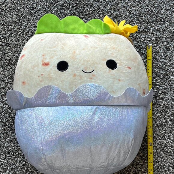 NWT Bernardo Squishmallow 16 inch Taco Plushie Collectible Kawaii Food Kids Toy - Picture 4 of 6